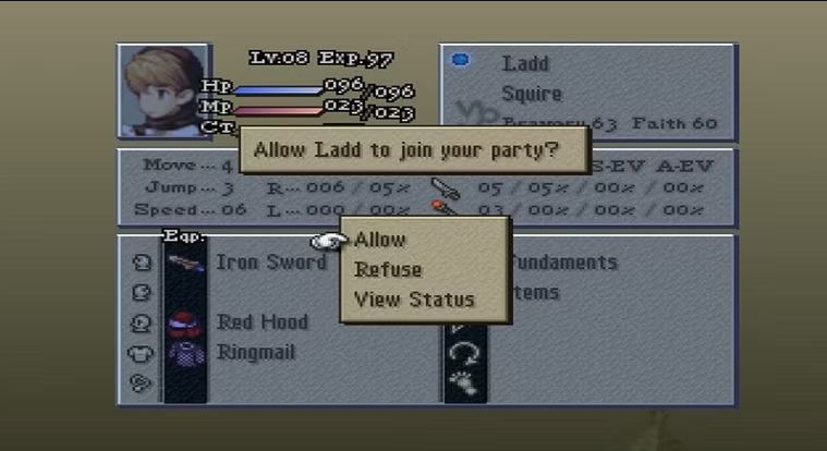 Letting Ladd into the party