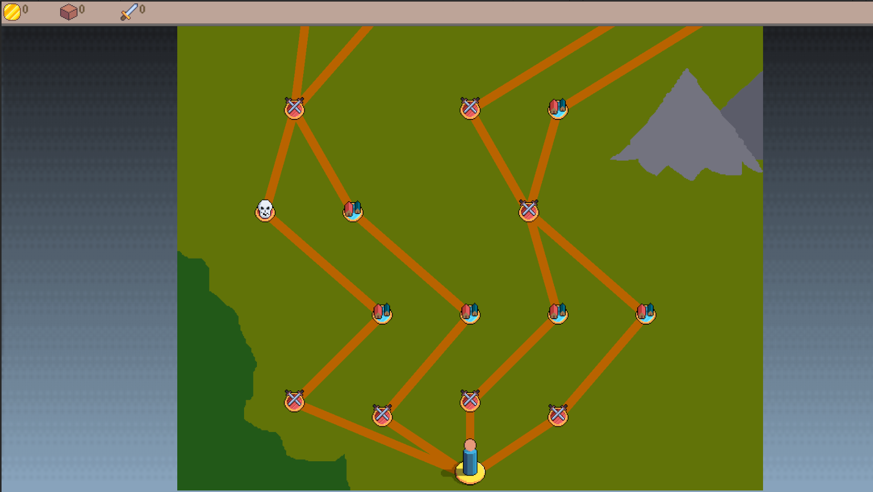 The old style of unit stacking