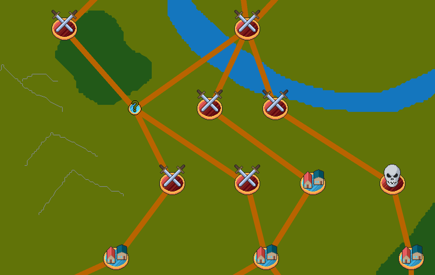 The new map and node system