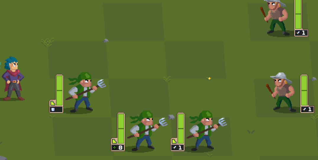 Three rebels, three positions, three actions